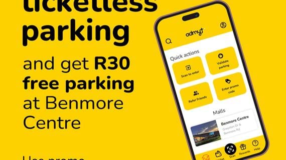 Sign up for admyt ticketless parking