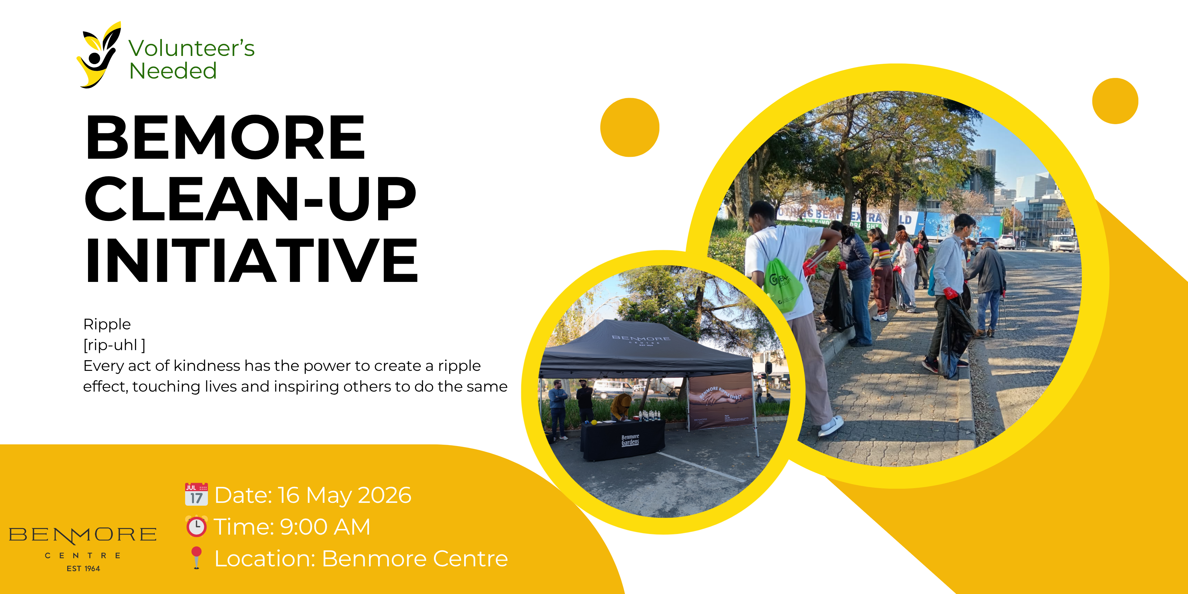 Join the Benmore Centre Community Clean-Up!