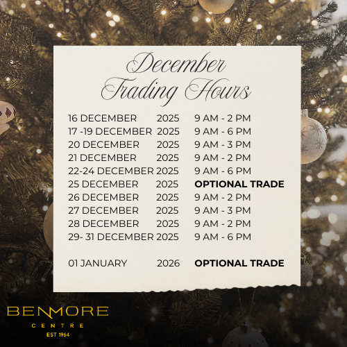 December Trading Hours