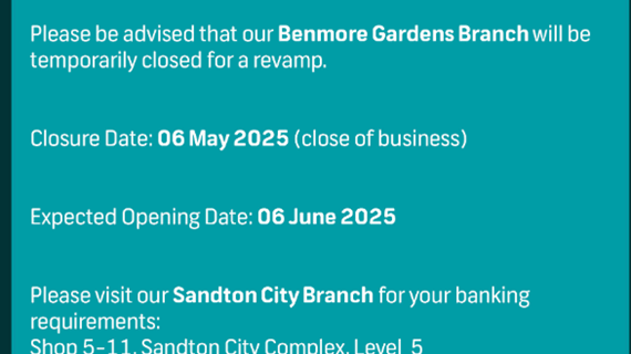 📢 Notice: Temporary Branch Closure